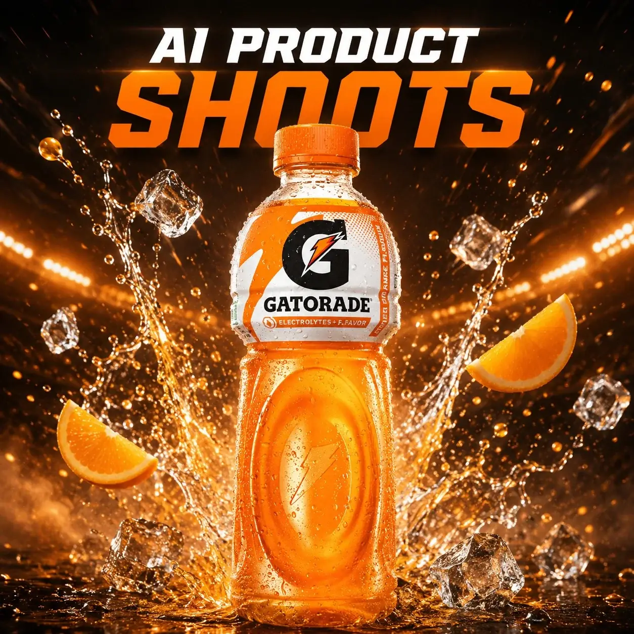 Gatorade cinematic AI product campaign concept