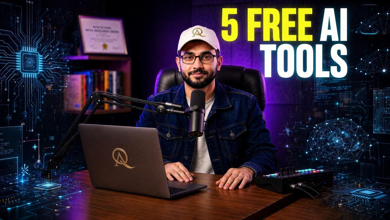 Professional 16:9 thumbnail for Best Free AI Tools for Content Creators in 2026