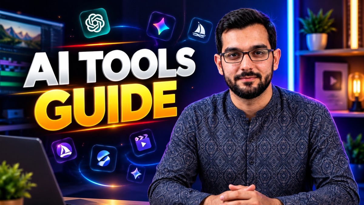 Professional 16:9 thumbnail for AI Tools Guide for Creators 2026: Organized by Category to Power Your Future