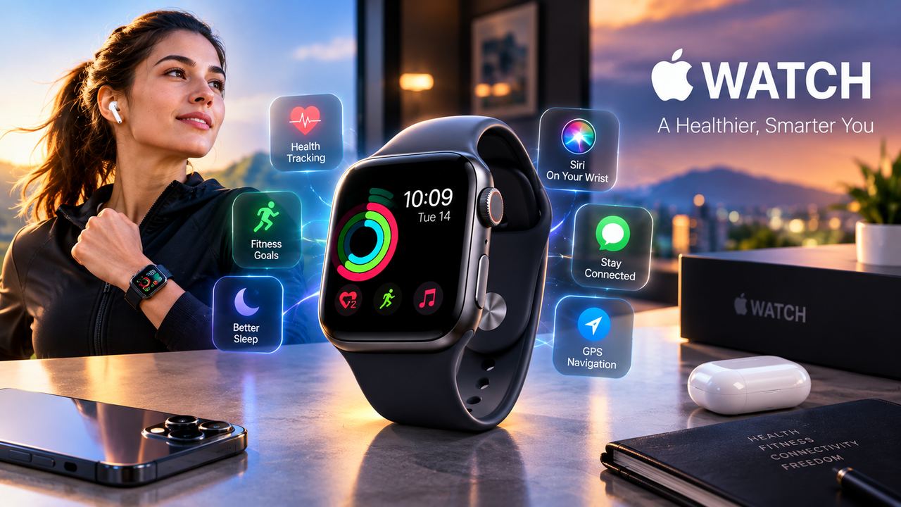 Professional 16:9 thumbnail for Apple Watch AI Ad From Just 3 Images: Case Study (2026)