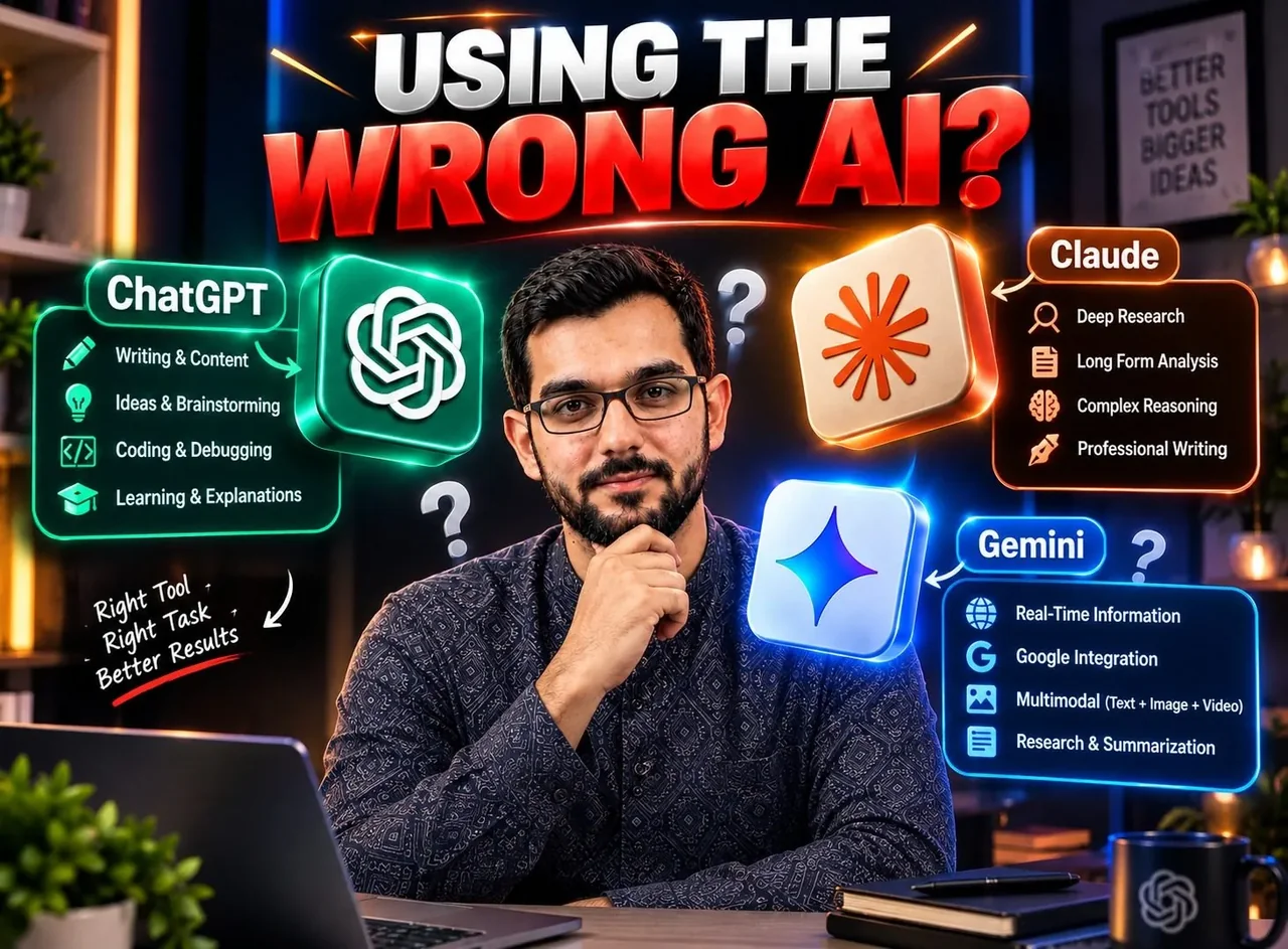 Professional 16:9 thumbnail for ChatGPT vs Claude vs Gemini: Which AI Tool Should You Use in 2026?