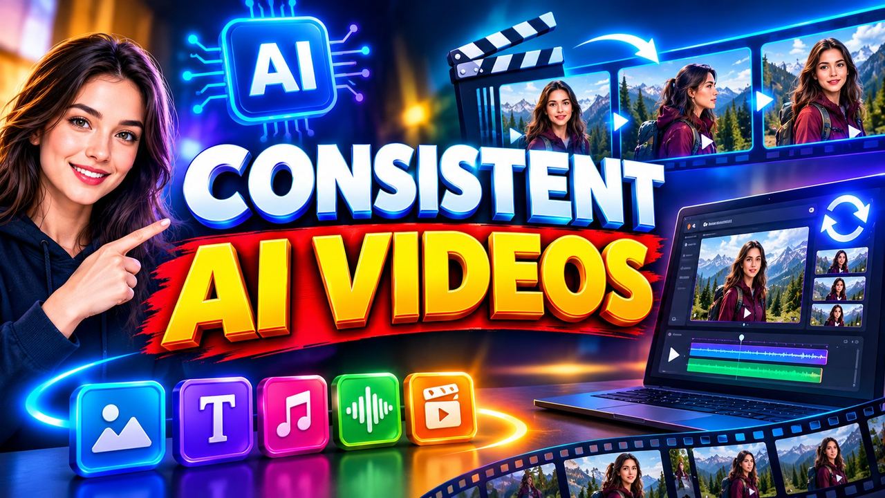 Professional 16:9 thumbnail for Create Consistent AI Videos in Minutes: The 2026 Workflow