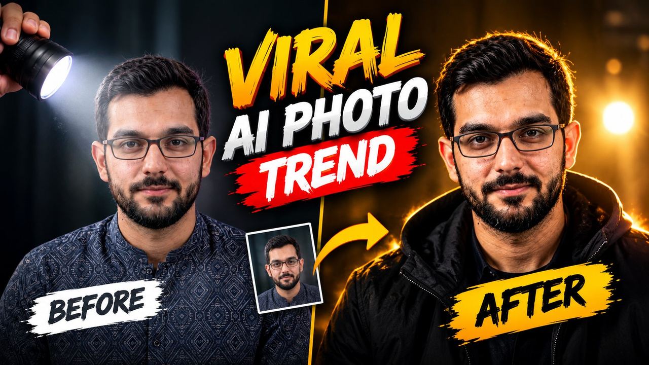 Viral AI Flashlight Photo Trend: Free Gemini Prompt (2026)
