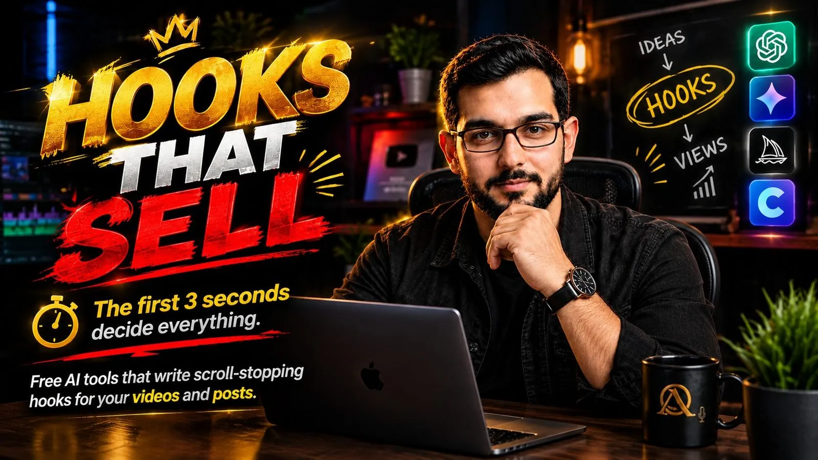 Professional 16:9 thumbnail for How to Look Professional for Free with AI Tools in