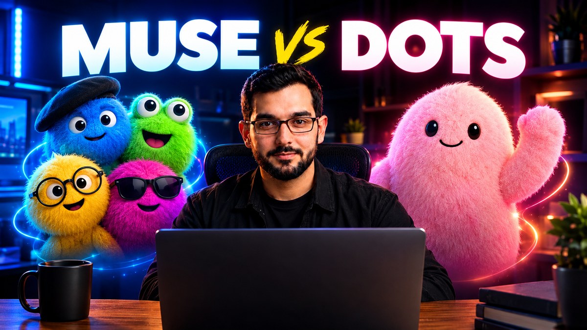 Professional 16:9 thumbnail for Muse vs Dots: Meta AI vs OpenAI Always-On Agents (2026)