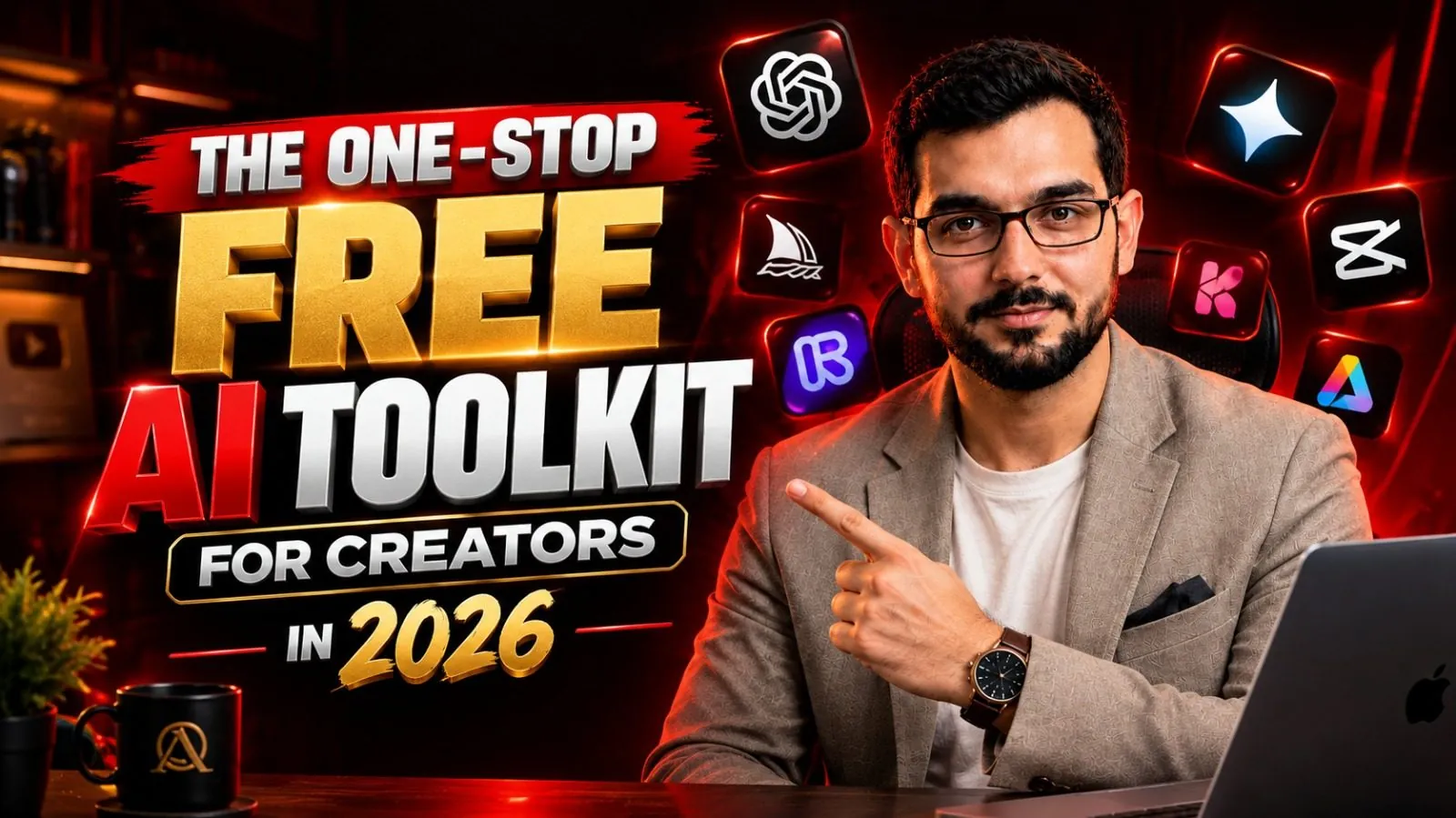 Professional 16:9 thumbnail for The One-Stop Free AI Toolkit for Creators in