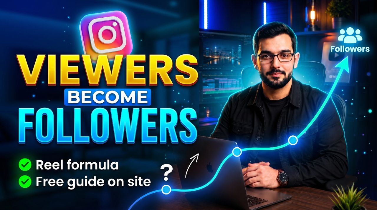 Professional 16:9 thumbnail for How to Turn Instagram Viewers Into Followers in 2026 (Proven Reel Formula)