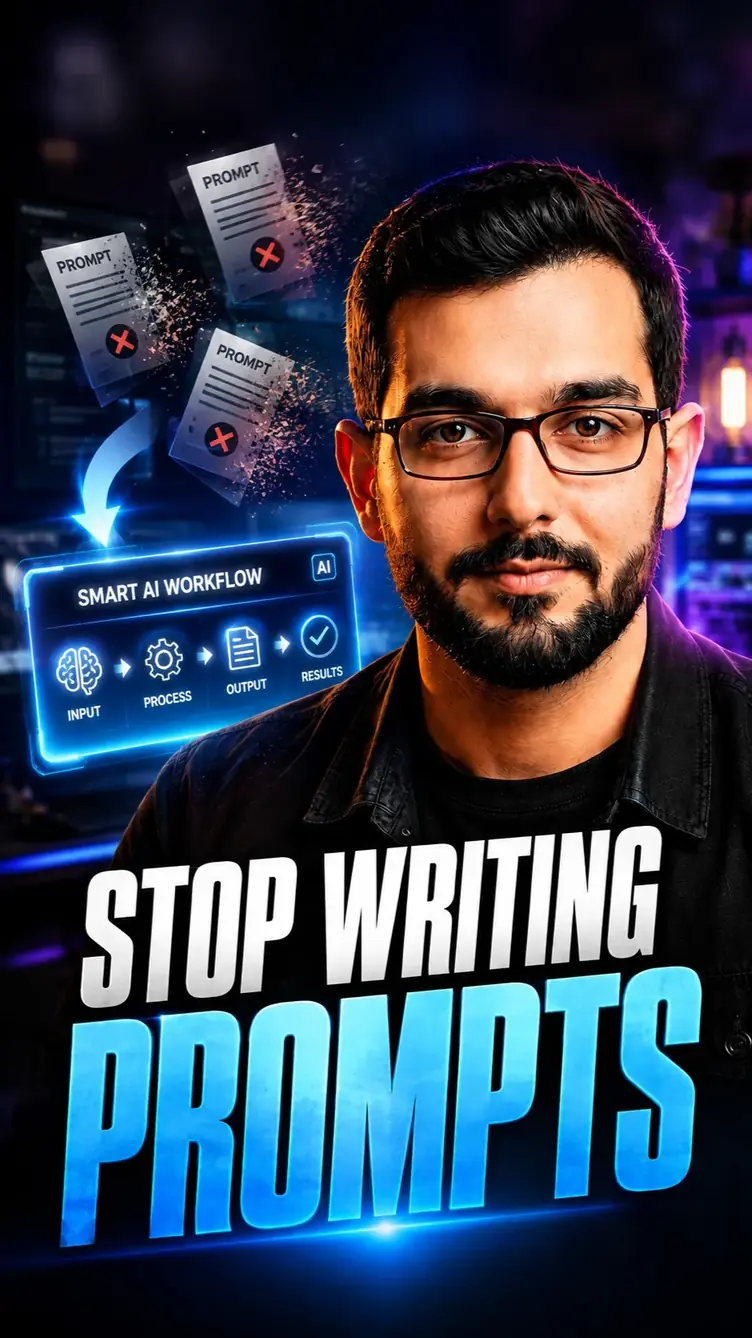 Thumbnail for Stop Writing Prompts, Use These 3 FREE AI Tools Instagram reel