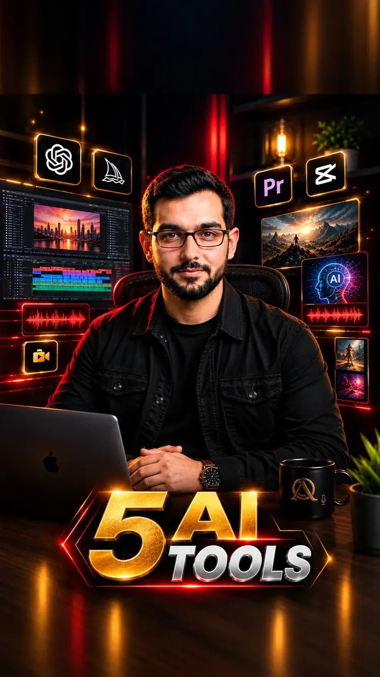 Thumbnail for 5 AI Tools Every Video Editor Needs Instagram reel