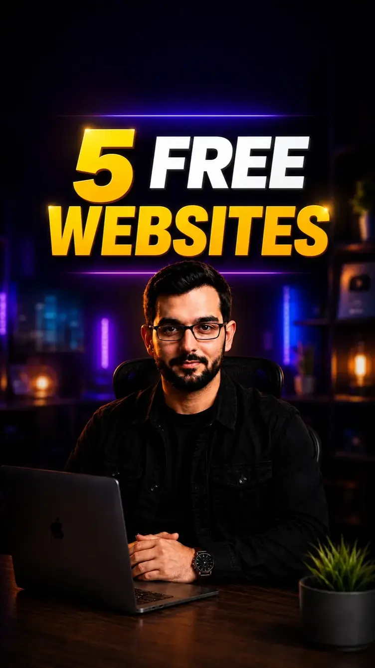 Thumbnail for 5 Free Websites Every Content Creator Should Know in 2026  Instagram reel