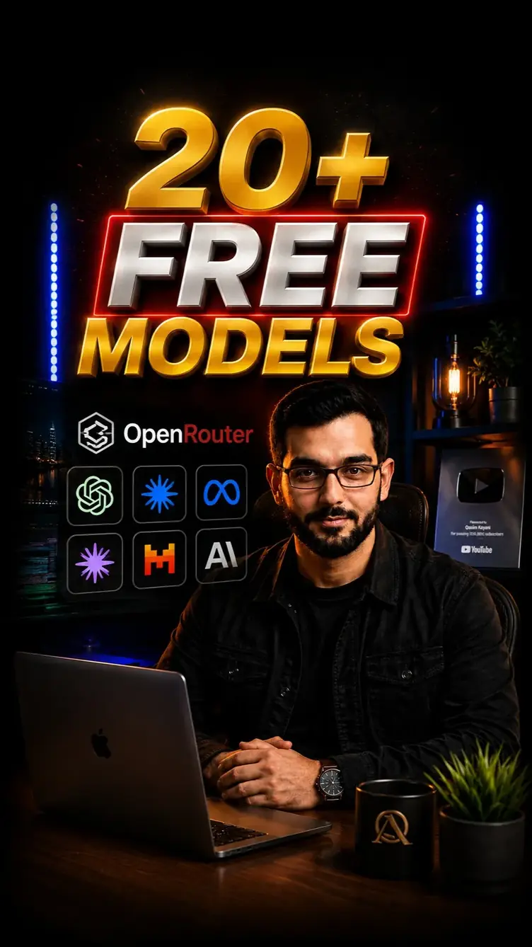Thumbnail for 20 plus Free AI Models With One API Key Instagram reel