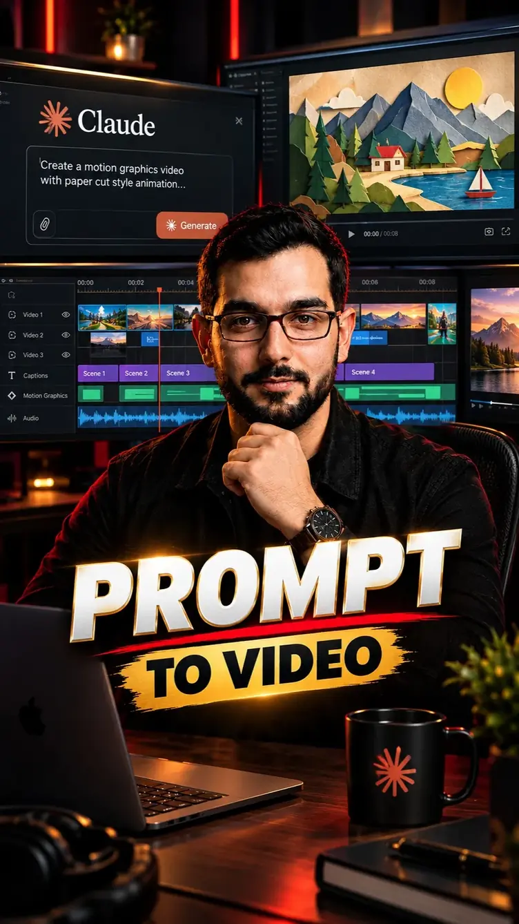 Thumbnail for Claude Opus 5.5: Turn One Prompt Into a Full Motion-Graphics Video Instagram reel