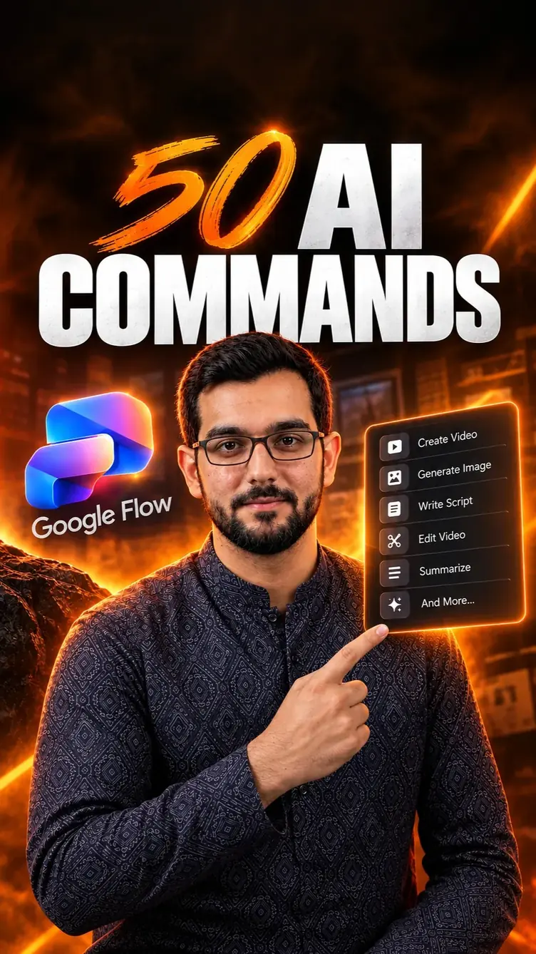 Thumbnail for Google Flow Magic 3 AI Commands That Transform Your Videos Instagram reel