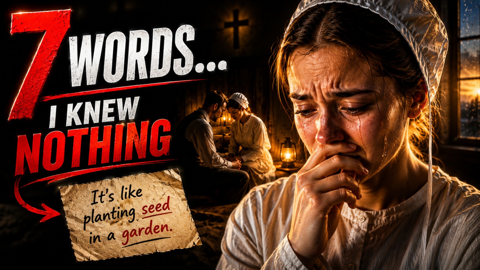 7 WORDS... I KNEW NOTHING YouTube thumbnail design
